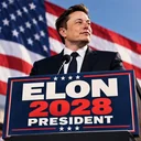 President 2028 logo
