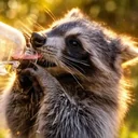Pepper The Raccoon logo