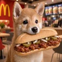 The McRib Inu logo