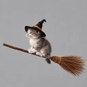 broom cat logo